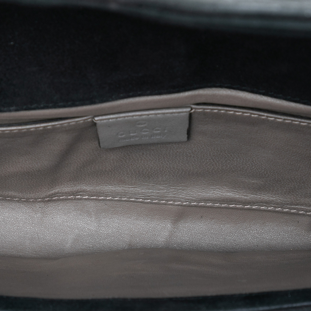 Pre-Loved Gucci Suede Crystals Broadway Clutch - Picture 4 of 7